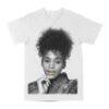 Whitney Houston Gold Grill Graphic Tee for Bold Self-Expression