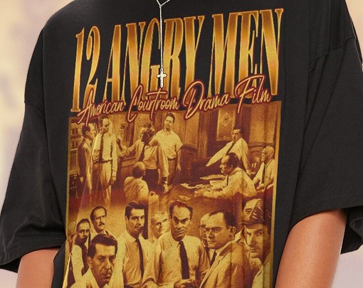 12 Angry Men Vintage Tee, Homage Retro 90s Shirt, Fan Tees of Classic Film - Image 2