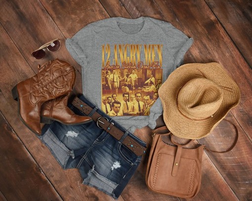 12 Angry Men Vintage Tee, Homage Retro 90s Shirt, Fan Tees of Classic Film - Image 3