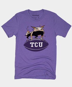 1957 TCU Horned Frog Tee - Reprinted NCAA Shirt for Fans, TCU Student Gifts Included