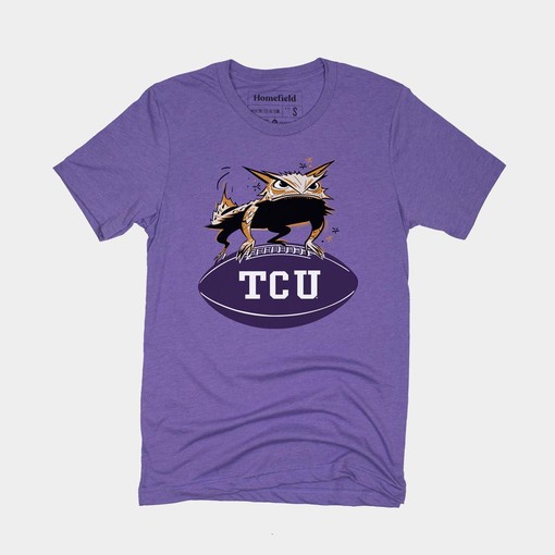 1957 TCU Horned Frog Tee - Reprinted NCAA Shirt for Fans, TCU Student Gifts Included