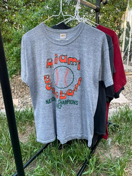 1982 University of Miami Baseball National Champions University American Sweatshirt - Gifts for NCAA Fans - Image 2