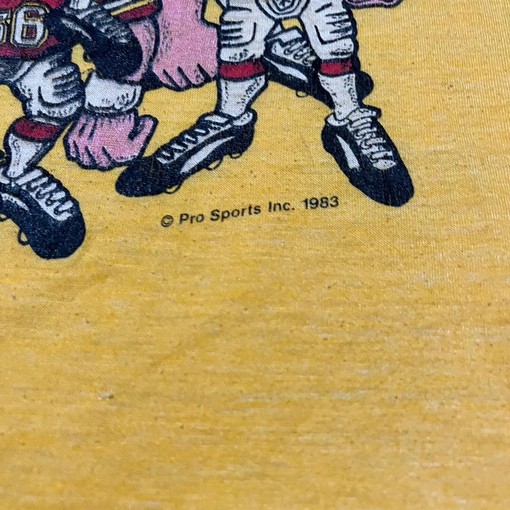 1983 Was Redskins I Love Them Hogs NCAA Sweatshirt T-shirt - Ideal Gift for NFL Fans - Image 3