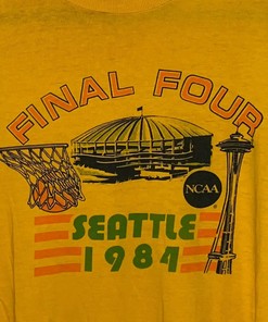 1984 Seattle NCAA Final Four Collegiate Pacific T-Shirt Sweatshirt for Sports Fans