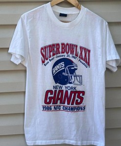 1986 New York Giants NFC Champs NCAA Shirts Sweatshirt T-shirt