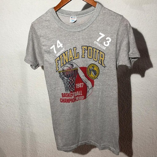 1987 NCAA Final Four Indiana Vs Syracuse T-Shirt Sweatshirt for Sports Fans