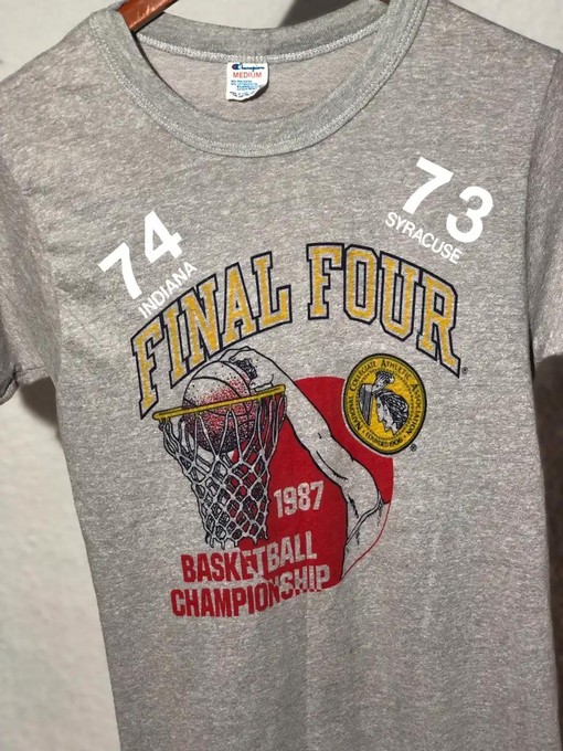 1987 NCAA Final Four Indiana Vs Syracuse T-Shirt Sweatshirt for Sports Fans - Image 2