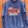 1988 Vintage NCAA Final Four Tournament Kansas City Crewneck Sweatshirt