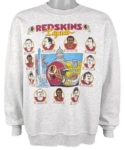 1990 Vintage Style NFL Washington Redskins Legends American University T-Shirt Sweatshirt Hoodie Gift