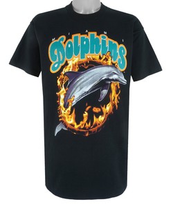 1990S Vintage Miami Dolphins Animal T-Shirt Unisex Sport Sweatshirt Hoodie Gift with NCAA Shirts for Men