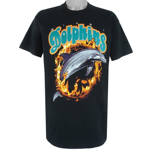 1990S Vintage Miami Dolphins Animal T-Shirt Unisex Sport Sweatshirt Hoodie Gift with NCAA Shirts for Men