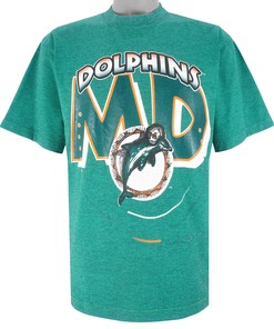 1990S Vintage Miami Dolphins T-Shirt Unisex Sport Sweatshirt Hoodie Gift with NCAA Shirts Women