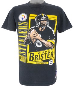 1990S Vintage Pittsburgh Steelers Bubby Brister Stat T-Shirt Unisex Sport Sweatshirt Hoodie Gift with NCAA Shirts Women