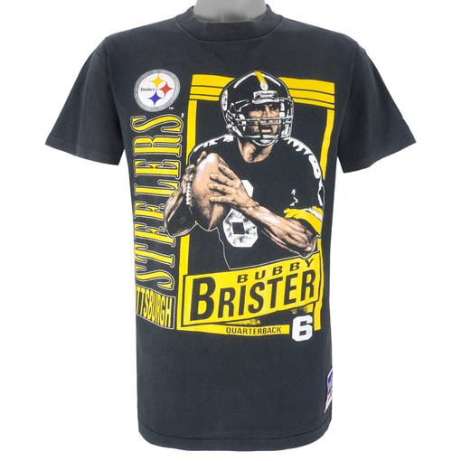 1990S Vintage Pittsburgh Steelers Bubby Brister Stat T-Shirt Unisex Sport Sweatshirt Hoodie Gift with NCAA Shirts Women