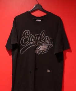 1990s NFL Philadelphia Eagles Distressed Sweatshirt T-shirt Vintage Style Retro NFL Shirts