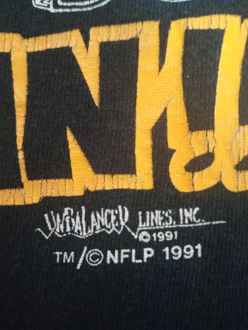 1991 Copyright NFL Fans Sweatshirt T-Shirt, NFL Football Teams Gifts For Fans, featuring vintage NCAA shirts - Image 3