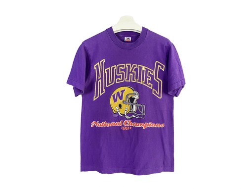 1991 NCAA Huskies National Champions T-Shirt Vintage Style - NCAA Shirts Women