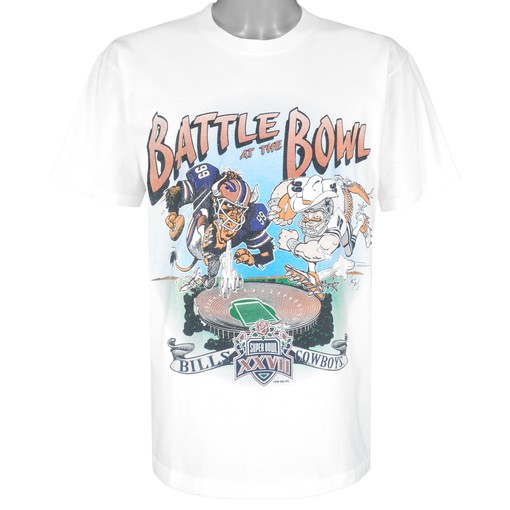 1992 Vintage Battle At The Bowl Bills Vs Cowboys T-Shirt Unisex Sport Sweatshirt Hoodie Gift with Vintage NCAA Shirts