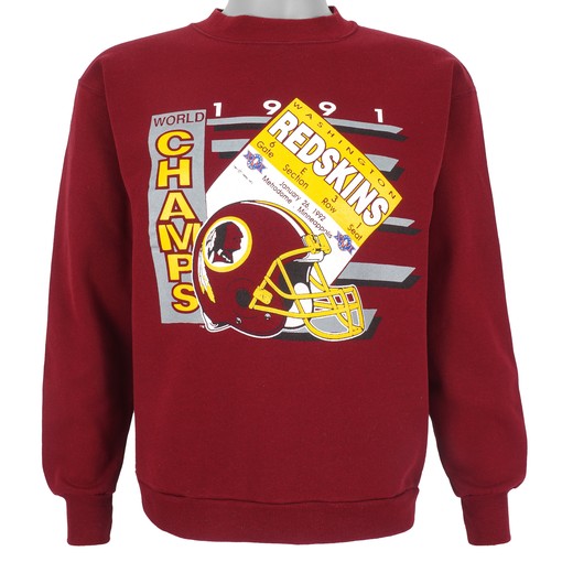 1992 Vintage Washington Redskins World Champs Crew Neck Sweatshirt Unisex Sport Sweatshirt Hoodie Gift