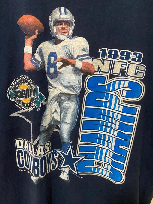 1993 Dallas Cowboys Super Bowl NFL Sweatshirt T-shirt - Vintage Style and Ideal Gift with college shirts - Image 2