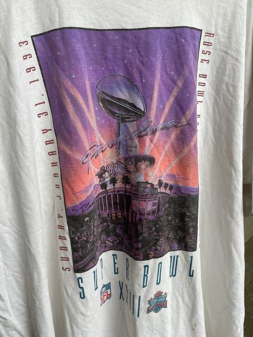 1993 Super Bowl Vintage Style NFL Sweatshirt T-shirt for Football Fans - Image 2
