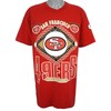 1993 Vintage Style San Francisco 49Ers Spell-Out T-Shirt Hoodie Sweatshirt Reprinted Full Size Gifts for Fans