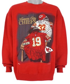 1994 Vintage Kansas City Chiefs Crew Neck Sweatshirt American Football Shirt for Dad with NCAA Shirt Kids