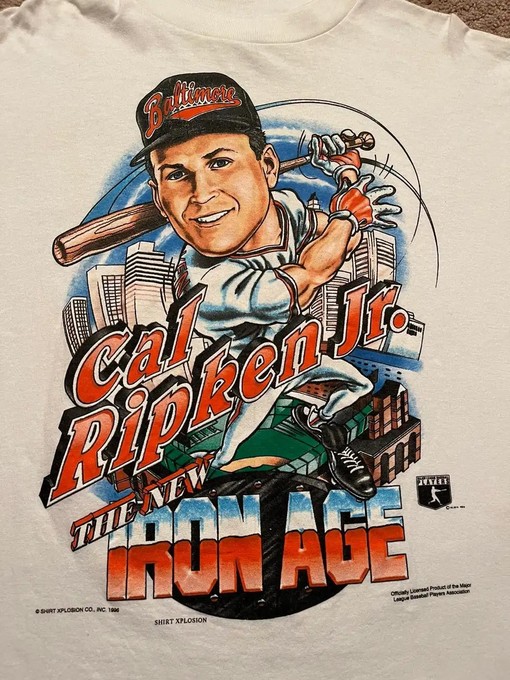 1996 Baltimore Orioles Caricature Cal Ripken Jr. 8 T-Shirt, Hoodie, and Sweatshirt Gift for Fans - Image 2