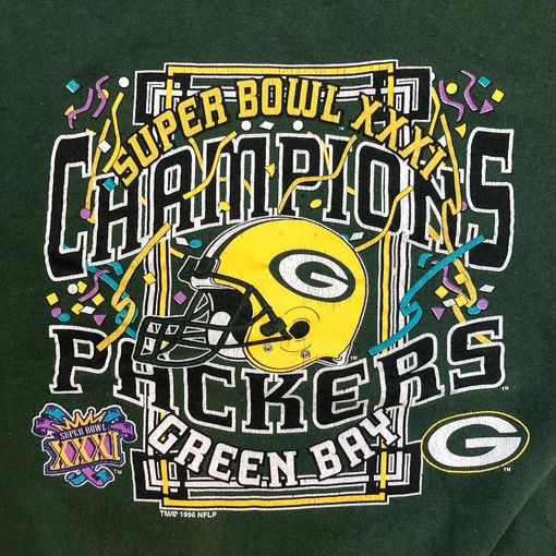 1996 Boxy Super Bowl XXXI Champions Packers Sweatshirt T-Shirt, NFL Football Teams Gifts For Fans - Image 2