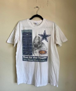 1996 Dallas Cowboys Super Bowl Champions Vintage Sweatshirt T-shirt - Ideal Gift for NFL & State University Shirt Fans