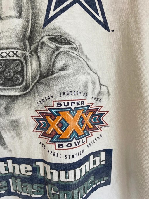 1996 Dallas Cowboys Super Bowl Champions Vintage Sweatshirt T-shirt - Ideal Gift for NFL & State University Shirt Fans - Image 2