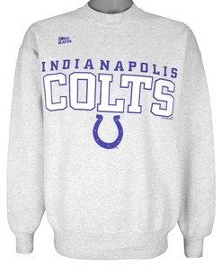 1996 Vintage Indianapolis Colts Crew Neck Sweatshirt American Football Shirt for Dad with Vintage NCAA Shirts