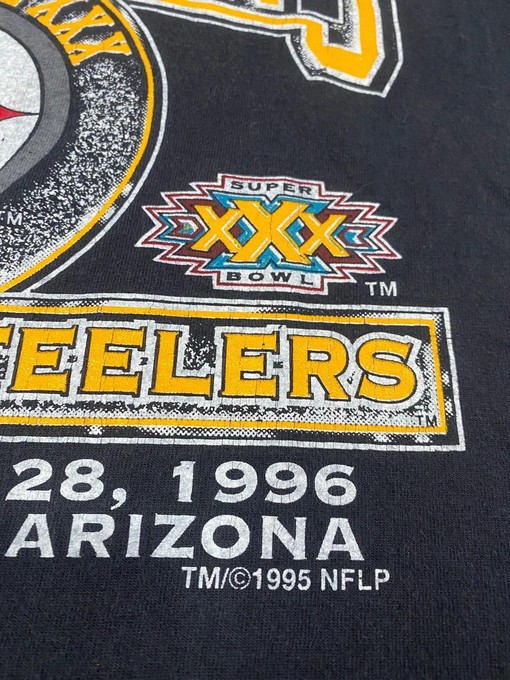 1996 Vintage Style NFL Pittsburgh Steelers Super Bowl Sweatshirt T-Shirt Ideal Gift for NFL Fans - Image 3