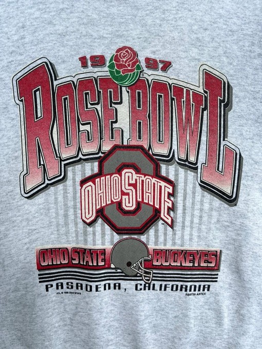 1997 Rose Bowl Ohio States Buckeyes State University Shirt Sweatshirt T-shirt - Image 2