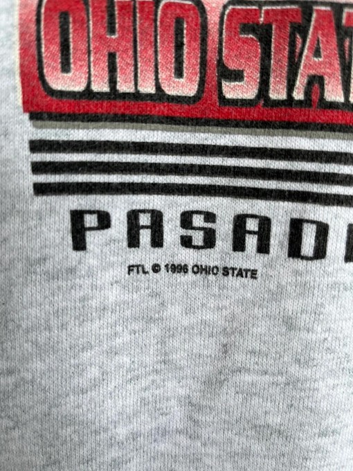 1997 Rose Bowl Ohio States Buckeyes State University Shirt Sweatshirt T-shirt - Image 3