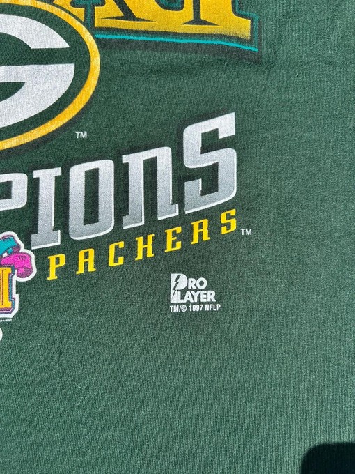 1997 Super Bowl XXXI Green Bay Packers Vintage Style Sweatshirt T-shirt, NCAA Football Teams Gifts for Fans - Image 2