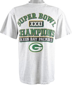 1997 Vintage Style NFL Green Bay Packers, Super Bowl XXXI Champions State University Shirt