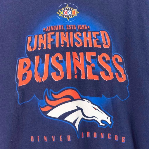 1998 Super Bowl XXXII Denver Broncos Vintage Style Sweatshirt T-shirt, NCAA Football Teams Gifts for Fans - Image 2