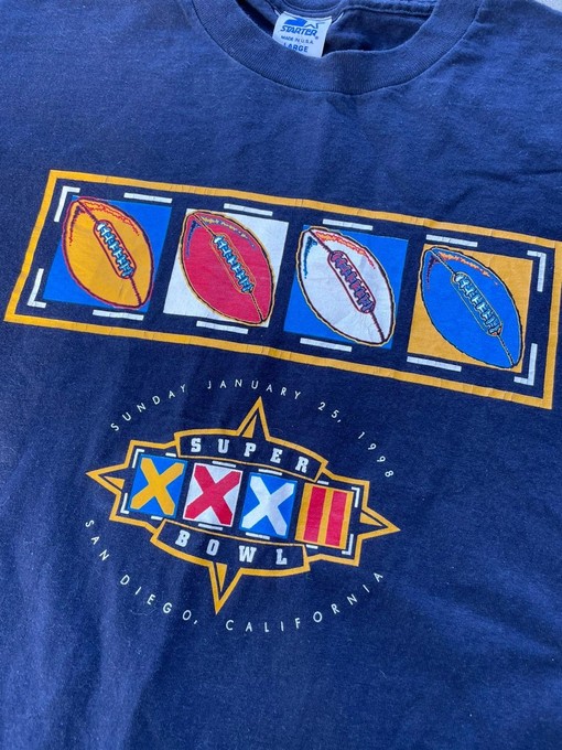 1998 Superbowl NFL Vintage Sweatshirt T-shirt - Ideal Gift for College Shirts & NFL Fans - Image 2