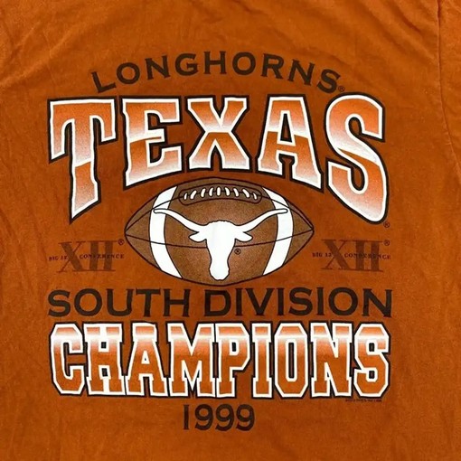 1999 Texas Longhorns Big 12 Champs T-Shirt Sweatshirt Hoodie - Perfect Gift for Football Lover - Image 2