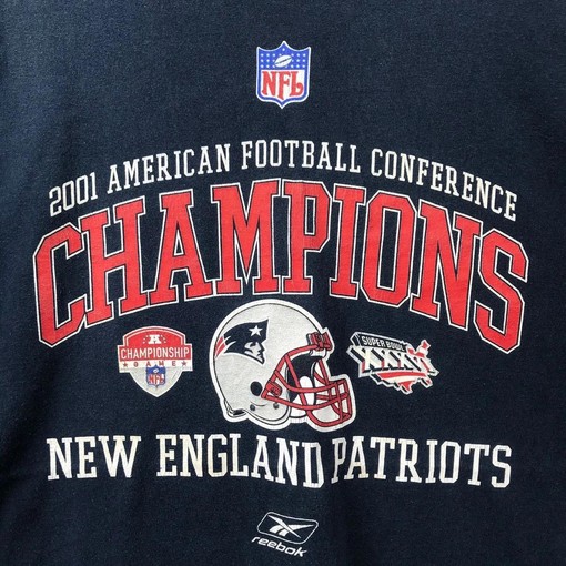 2001 New England Patriots Champion Sweatshirt T-shirt, An NFL Classic - Image 2