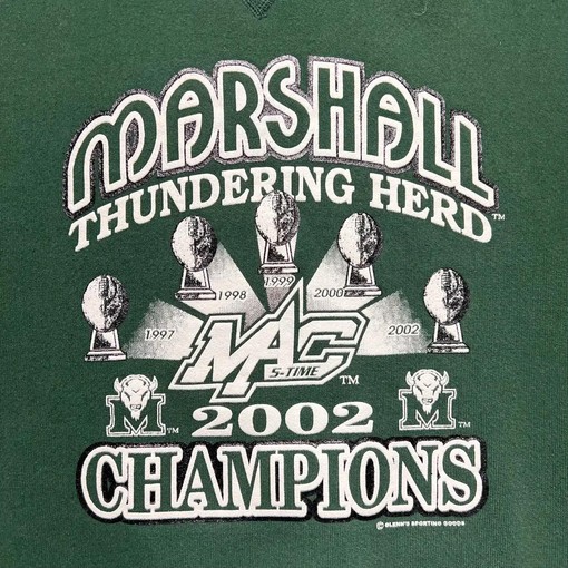 2002 Marshall Thundering Herd Champions University American Sweatshirt - Gifts for NCAA Fans - Image 2