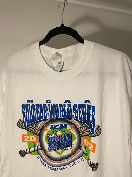 2002 NCAA College World Series T-Shirt Sweatshirt for Sports Fans