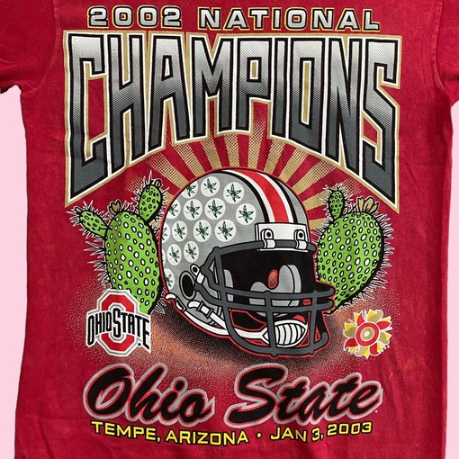 2002 National Champions Ohio State NCAA S T-Shirt, Sweatshirt & Hoodie Full Size Gifts for NCAA with Print - Image 3