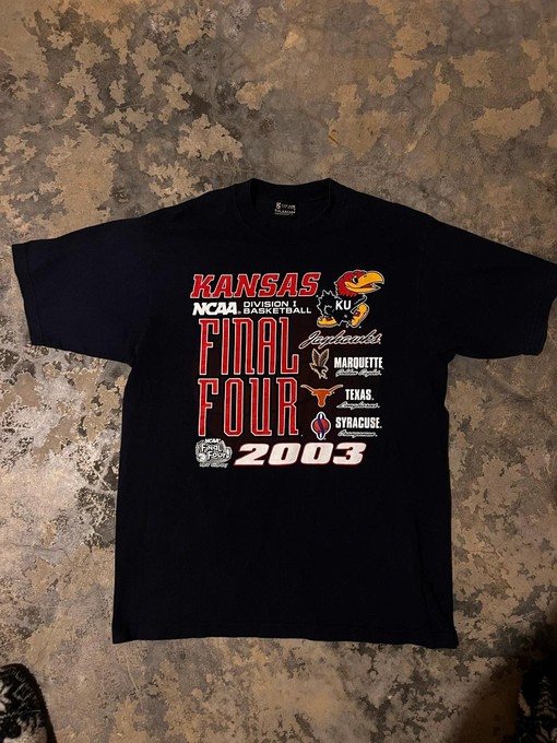 2003 Kansas Final 4 T-Shirt - Perfect Gifts for Sports Lovers!
