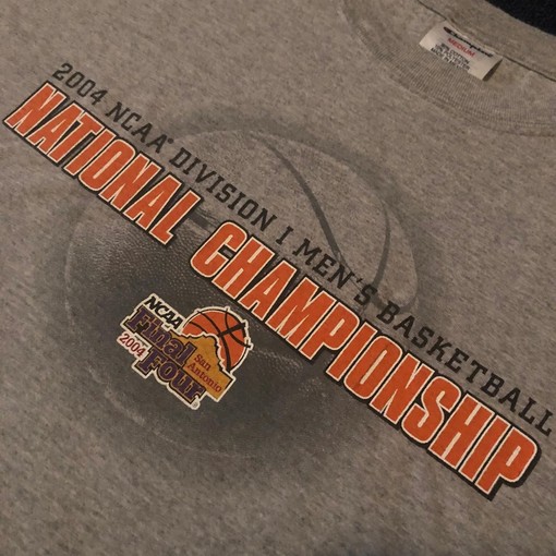 2004 NCAA Final Four National Champions Tee Vintage Hoodie - Vintage NCAA Shirts - Image 2
