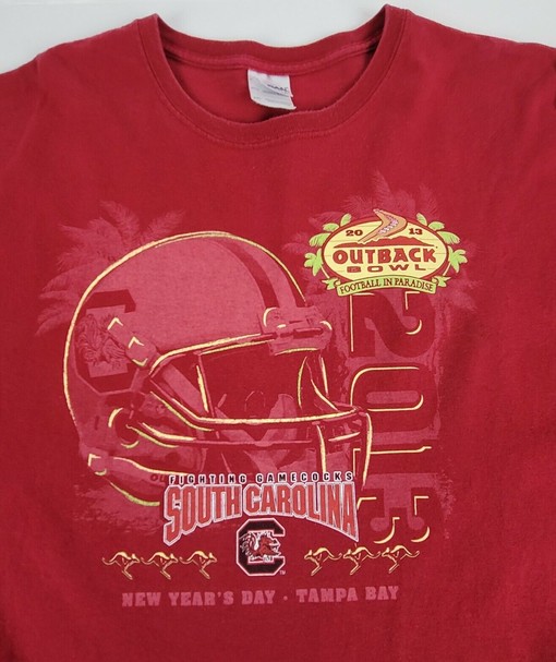 2013 South Carolina Fighting Gamecocks Football Outback Bowl Sweatshirt, Hoodie & Tee Perfect NCAA Gifts for Fans - Image 2