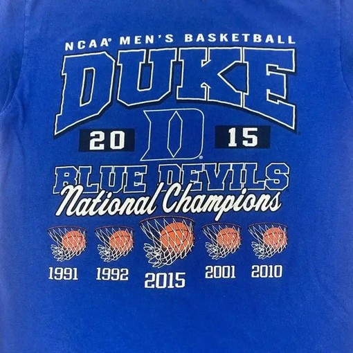 2015 Duke Devils Basketball National Champs T-Shirt Sweatshirt Hoodie for Football Game Day Lovers - Image 2