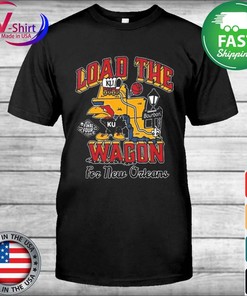 2022 Load The Wagon For New Orleans Kansas Jayhawks Shirt - American University T Shirt