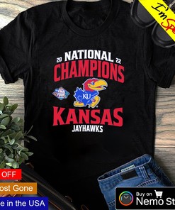 2022 National Champions Kansas Jayhawks Shirt - NCAA Shirts for Men and Women